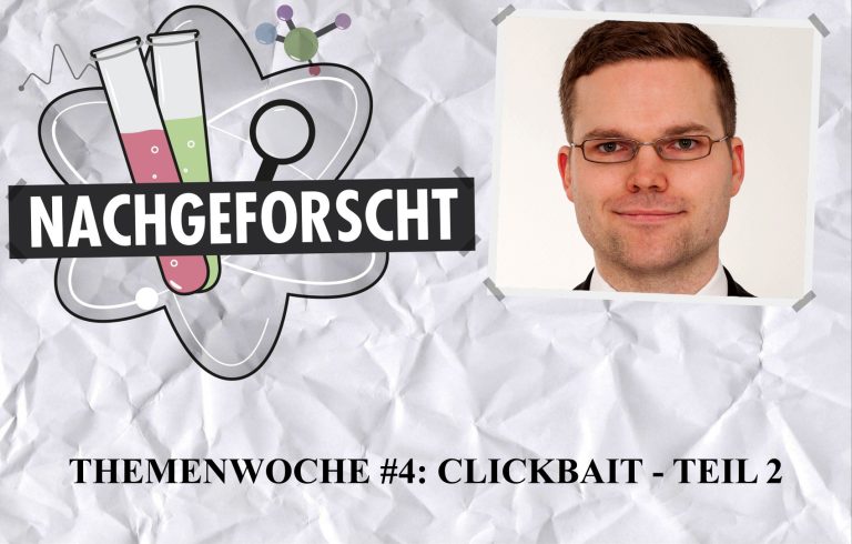 Themenwoche Online-Journalismus: Clickbait – Teil 1